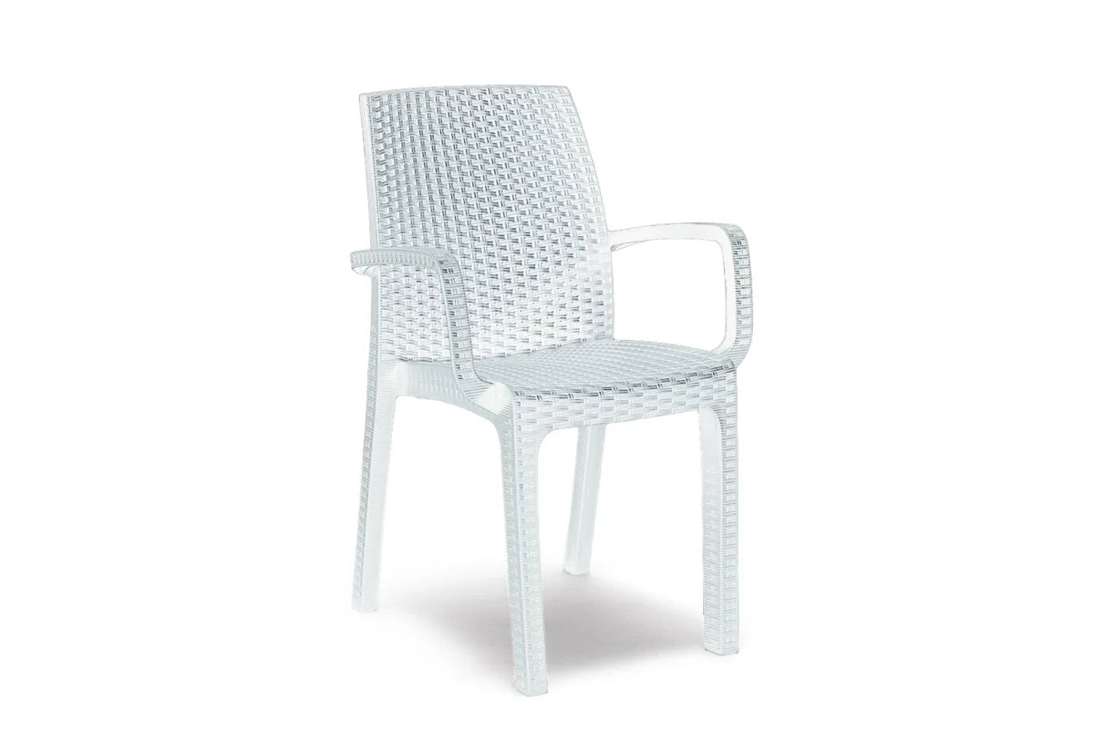 SEDIA IN POLIPROPILENE 'VERONA ARMCHAIR' bianco  - BICA