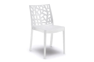 SEDIA IN POLIPROPILENE 'MATRIX' bianco  - BICA