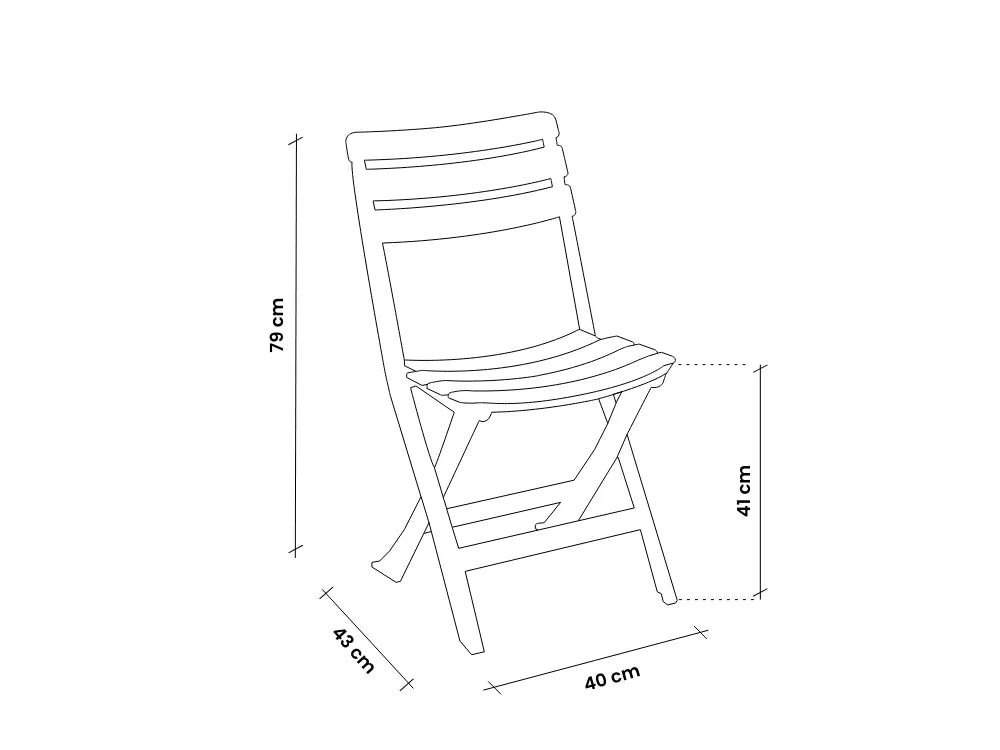 SEDIA IN POLIPROPILENE 'PINTA' bianca  - BICA