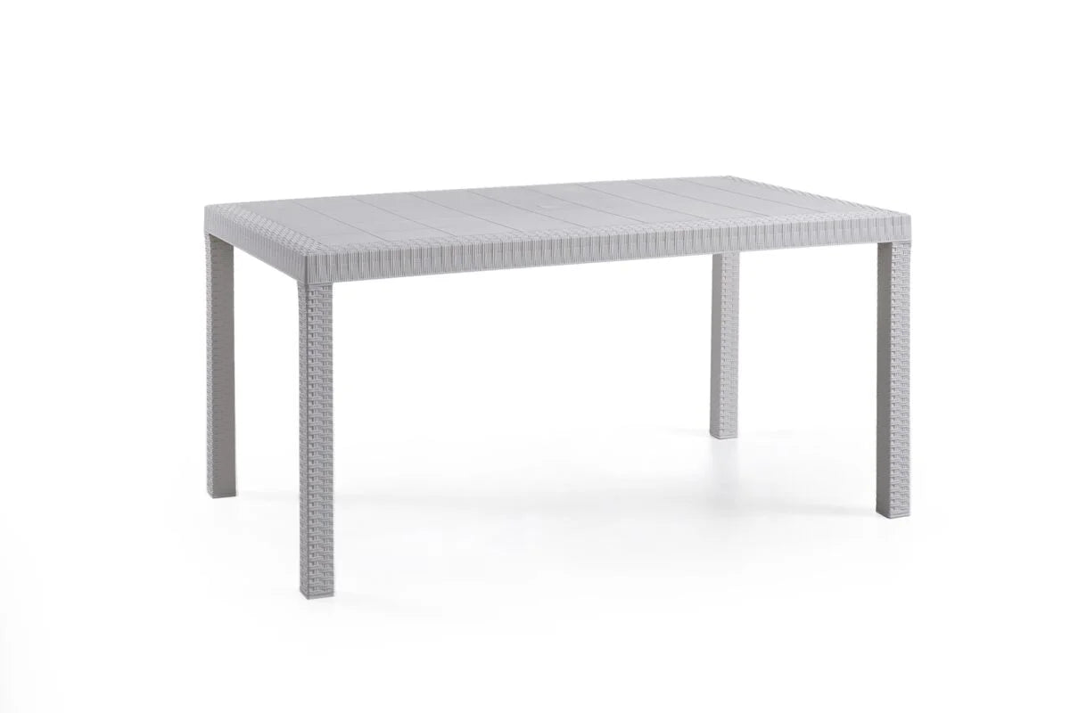 TAVOLO IN POLIPROPILENE 'HOUSTON' bianco  - BICA