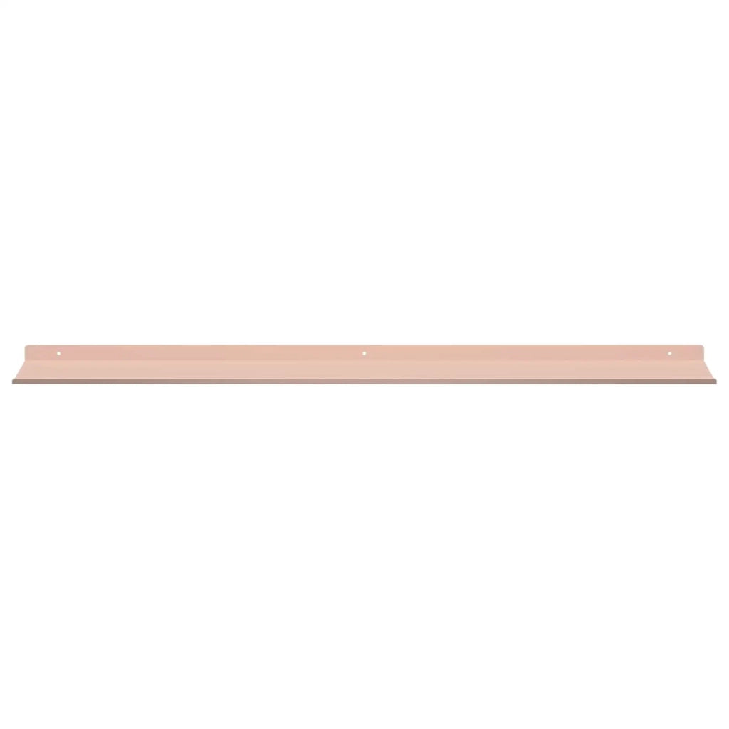 Mensola sospesa 4 pcs Rosa 100 x 18 x 2,5 cm Acciaio