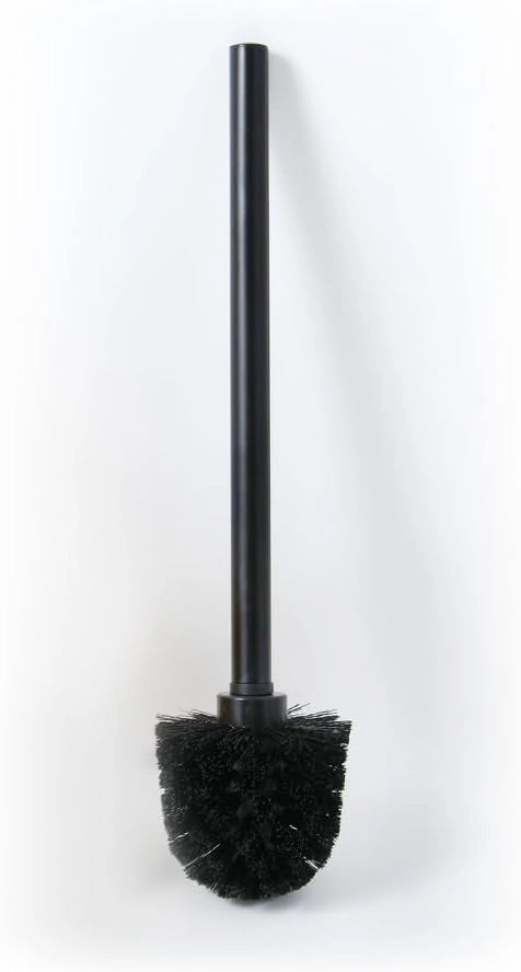 PORTA SCOPINO MAONIE CON SUPPORTO IN CERAMICA- Nero Opaco- SPIRE- pezzi 1
