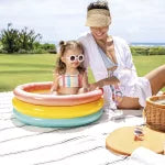 PISCINA GONFIABILE BABY TONDA 3 ANELLI  13 ANNI  cm.61x22h.  capienza lt.28  peso kg.0,5(57107)    INTEX