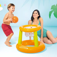 CANESTRO GONFIABILE HOOPS PER PISCINA  +3 ANNI  ø cm.67x55h.  peso kg.0,55 (58504)    INTEX
