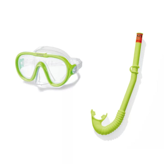 MASCHERA MARE E BOCCAGLIO ADVENTURE SWIM SET  +8 ANNI  peso kg.0,45 (55642)    INTEX