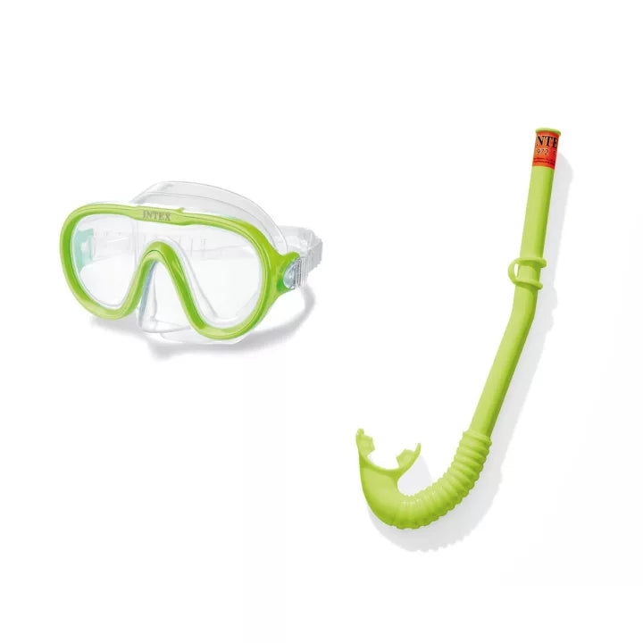 MASCHERA MARE E BOCCAGLIO ADVENTURE SWIM SET  +8 ANNI  peso kg.0,45 (55642)    INTEX