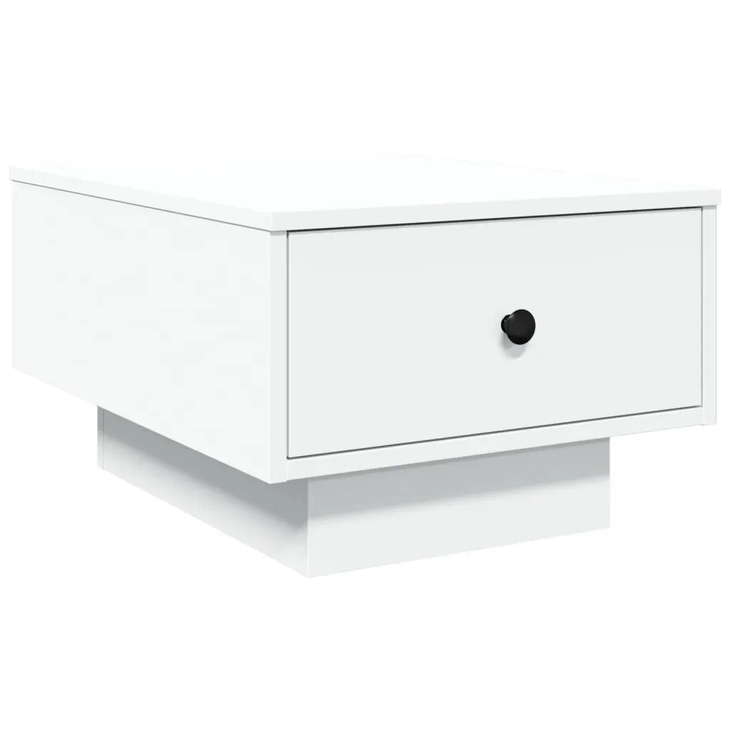 Tavolino da Salotto Bianco 60x45x31 cm in Legno Multistrato