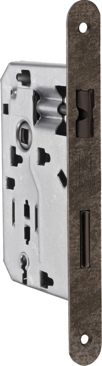 Bonaiti SERRATURA LEGNO PATENT INF. B/TONDO Art. 042T - bronzato verniciato E.40