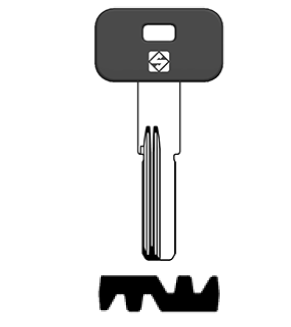 CHIAVI SILCA PUNZONATE IBF5RP OLC- 5,0 pz