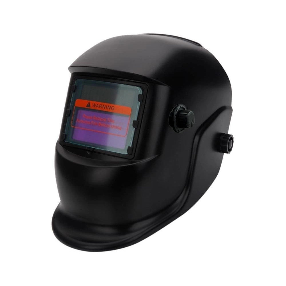 Trade Shop - Maschera Pro Per Saldature Casco Per Fabbro Protezione A Cristalli Liquidi Bk -
