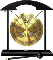 Decorazione per Ventilatore con Due Draghi in Ottone per Feng Shui - Portafortuna per la Mobilia