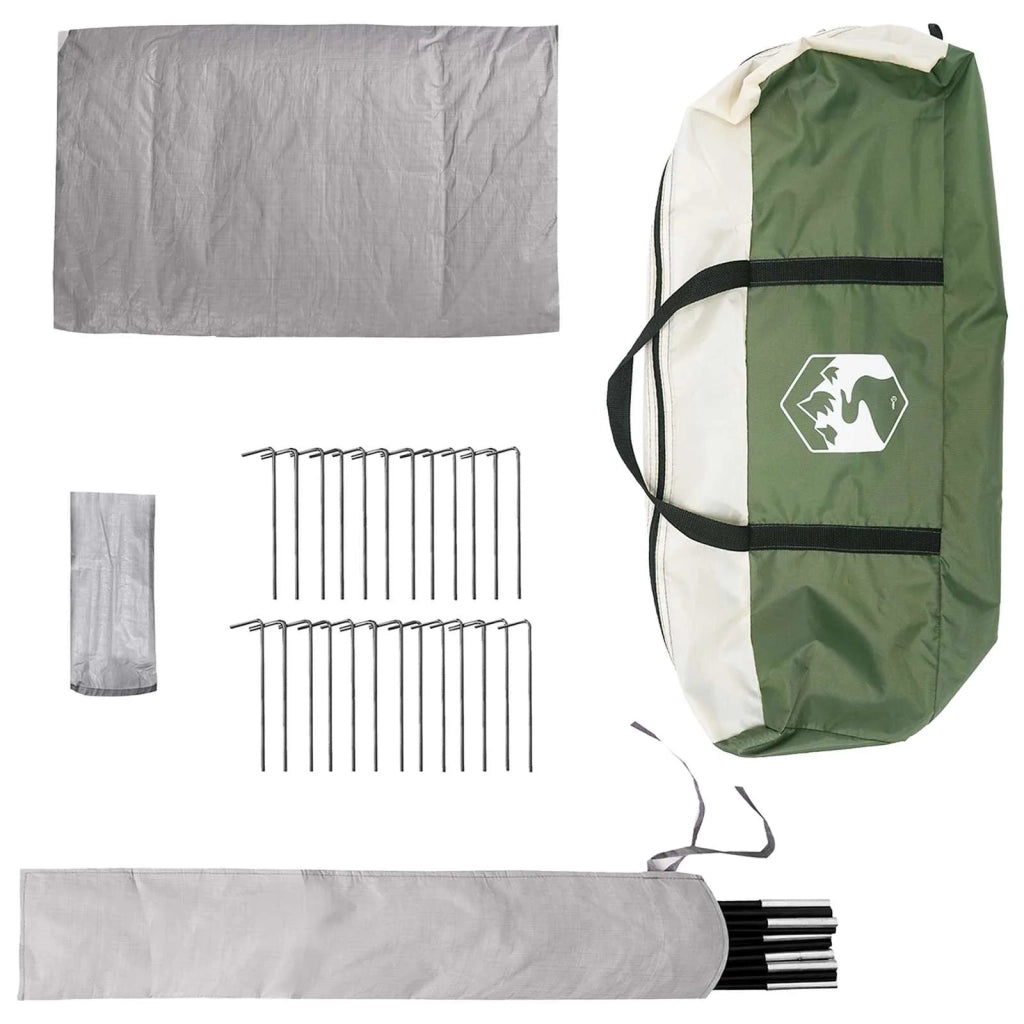 Tenda Tipi Verde 800 x 800 x 430 cm Poliestere e Acciaio 42028715