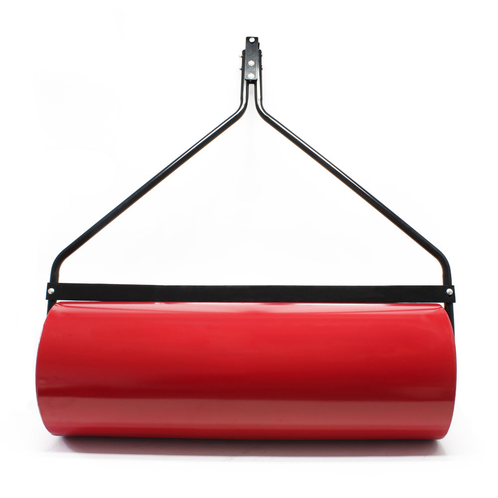 Rullo da prato per la compattazione del terreno 35x100 cm riempibile, con raschiatore antisporco