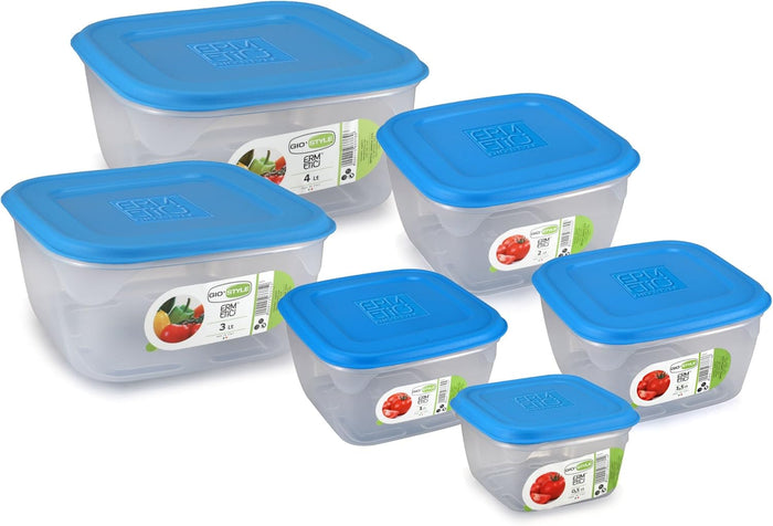 CONTENITORE PER ALIMENTI 'ERMETICI' Mod. Quadro, 1,5 lt - 16x16x9 cm - GIO' STYLE