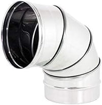 GOMITO INOX AISI 316 90  ° GIREVOLE  CM 8