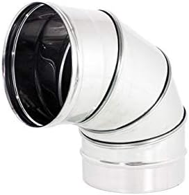 GOMITO INOX AISI 316 90  ° GIREVOLE  CM 8