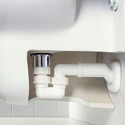 SIFONE eccentrico per lavabo e bidet sospeso  11/4 x Ø 32  40 LIRA