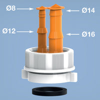 Raccordo scarichi condensa PORTAGOMMA PER SIFONI LIRA Bagno e Cucina LIRA