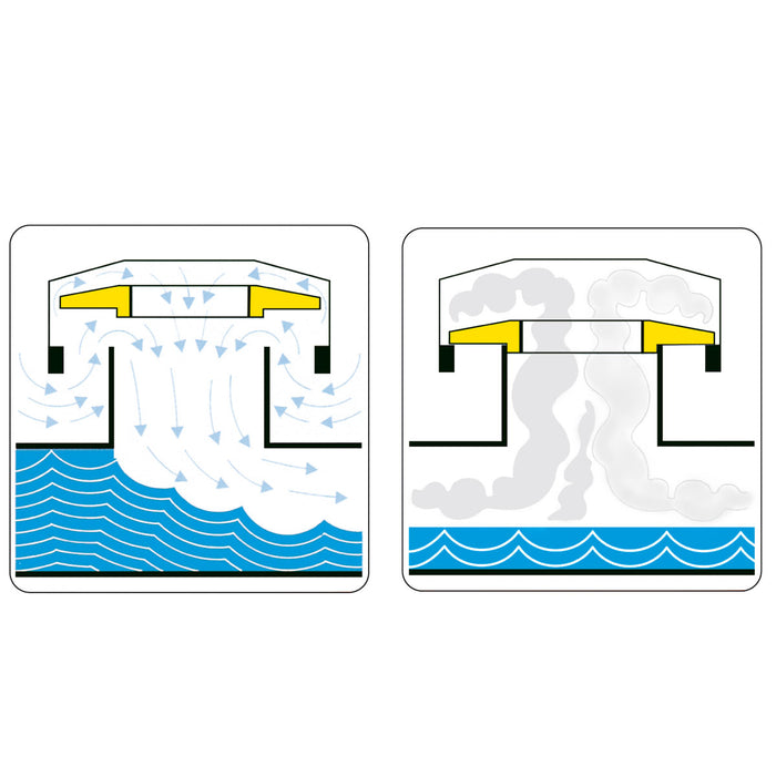 VALVOLA AERAZIONE DURGO ABS- Diametro 75 mm- LIRA