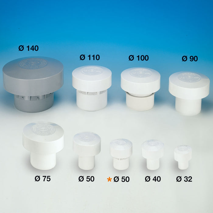 VALVOLA AERAZIONE DURGO ABS diametro 40 mm- LIRA