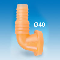 PORTAGOMMA CURVO PER TUBI D. 20-25- Diam. 40- LIRA- pezzi 1