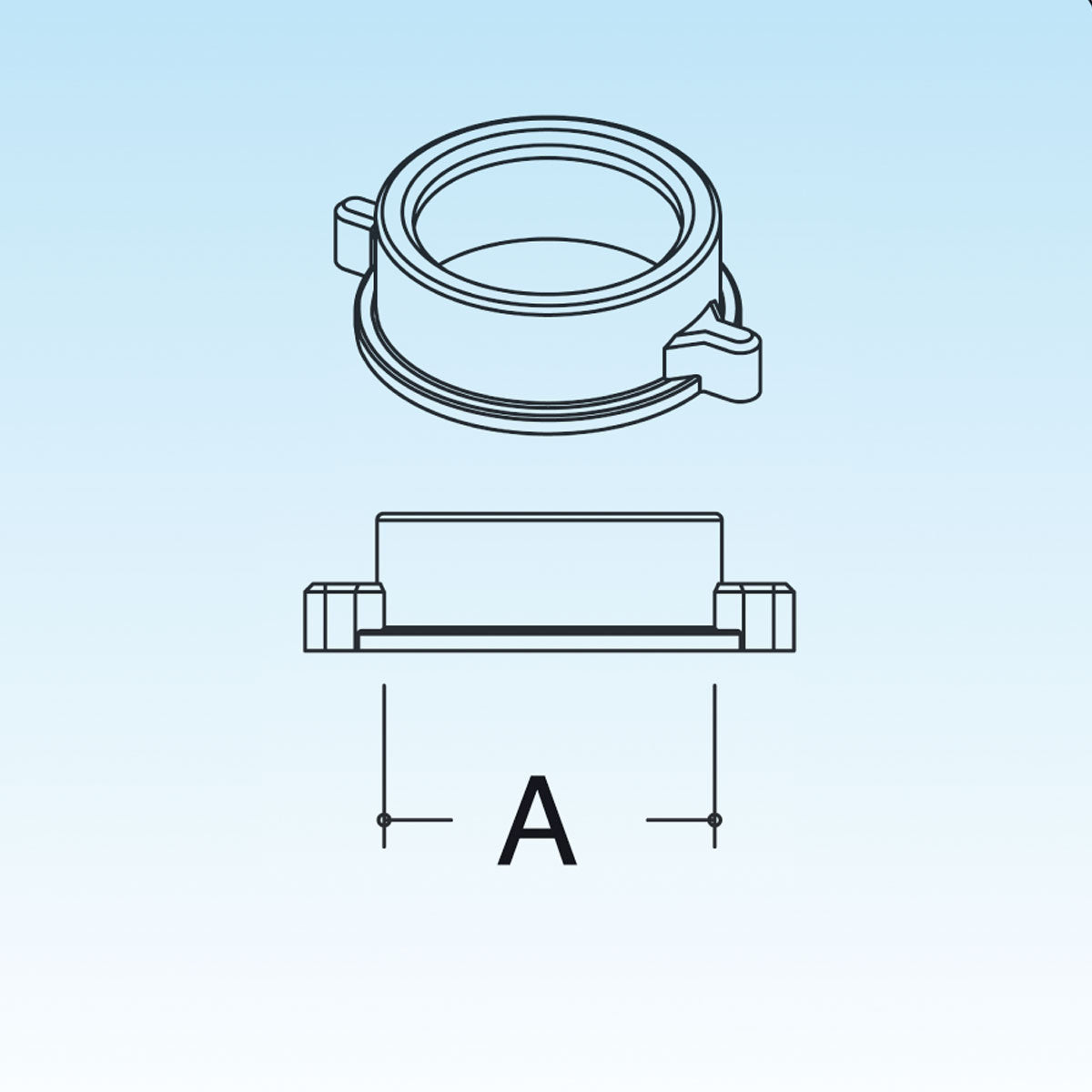 DADO- Bianco  11/4- LIRA- pezzi 1