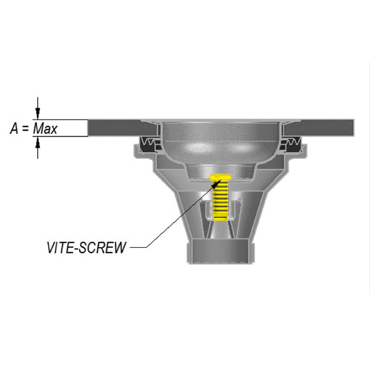 VITE TAGLIO MONETA PER BASKET- 61 mm- LIRA- pezzi 1