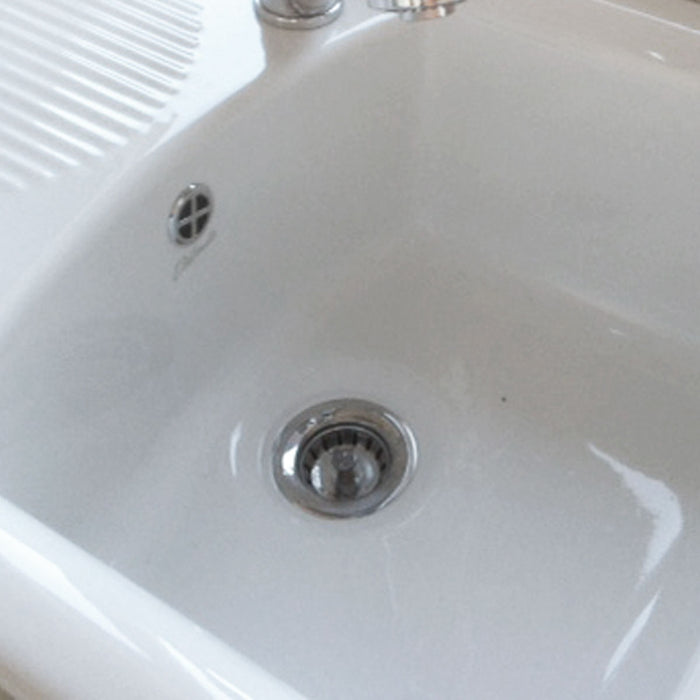 PILETTA BASKET PER LAVELLI IN CERAMICA CON FORO DM 60- Diam. 60mm- LIRA- pezzi 1