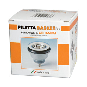 PILETTA BASKET PER LAVELLI IN CERAMICA CON FORO DM 60- Diam. 60mm- LIRA- pezzi 1