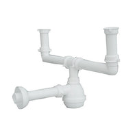 SIFONE TIPO M PER LAVELLI INOX A 2 VIE SENZA PILETTA (MARCHIO LIRA)- 11/2- LIRA- pezzi 1