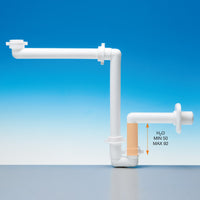 SIFONE SPAZIOBAGNO PER LAVABO- Bianco- LIRA- pezzi 1