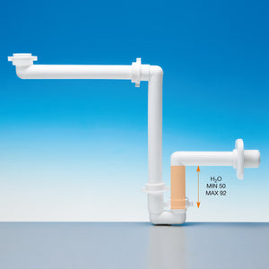 SIFONE SPAZIOBAGNO PER LAVABO- Bianco- LIRA- pezzi 1