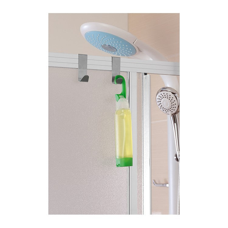 2 PZ APPENDINI IN ACCIAIO SATINATO- Acciaio Satinato feridras