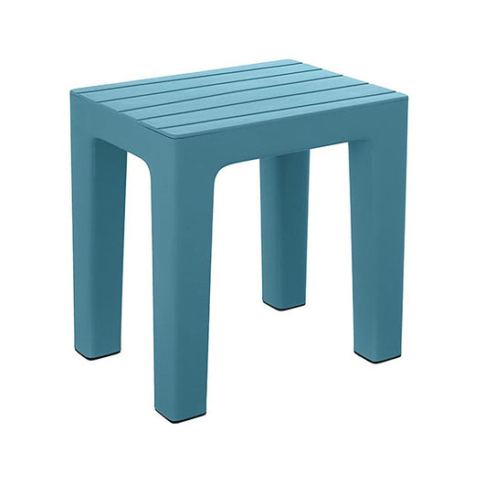 SGABELLO WOODY bagno Blu pastello cm L 38xP 29xH 41,5 feridras