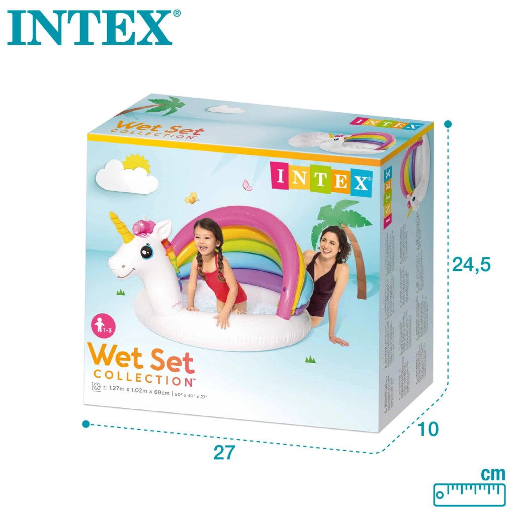 Piscina Gonfiabile Intex Unicorno 127 x 102 x 69 cm