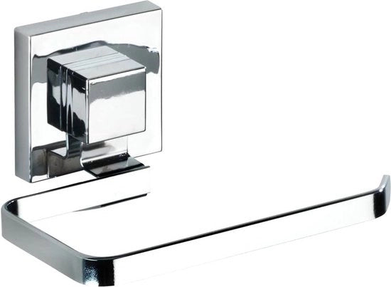Sostegno per carta igienica, supporto per carta igienica in bagno e per servizi igienici, fissaggio senza forare, in acciaio inossidabile lucido, 14 x 6 x 11 cm