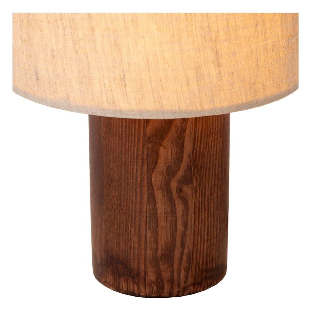 Lampada da tavolo scandinava TACHINA lino beige Lucide