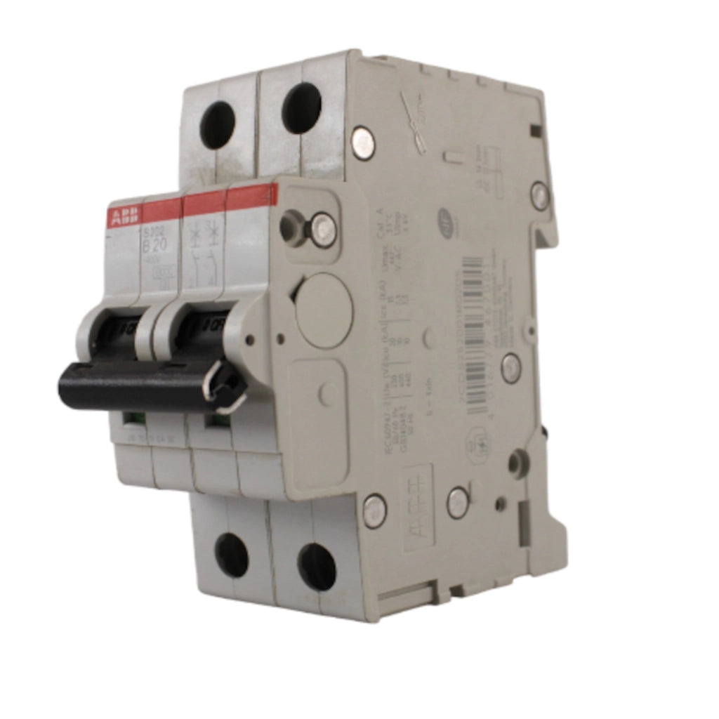 Interruttore magnetotermico 2 poli 2 moduli 20A ABB