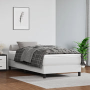 Giroletto a Molle con Materasso Bianco 80x200 cm in Similpelle cod mxl 63982