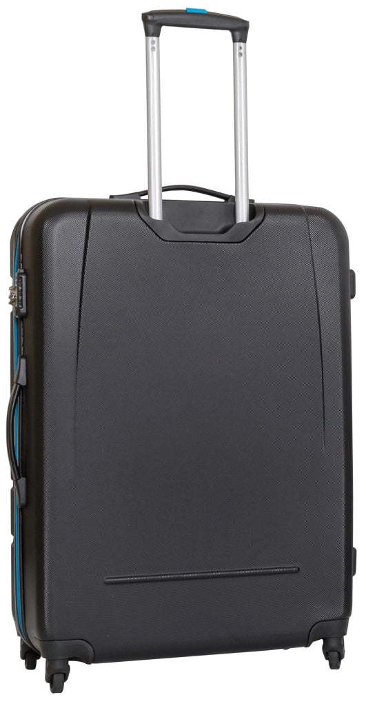 Trolley Valigia Grande Rigida in ABS 4 Ruote TSA Ravizzoni Sangria Nero