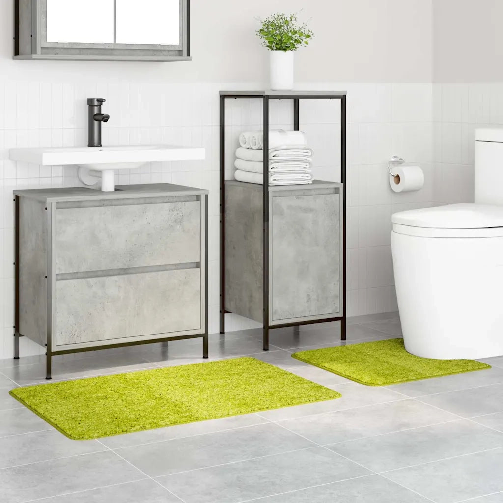 Set di tappetini antiscivolo per il bagno 2 pz Verde PP CFW1907680