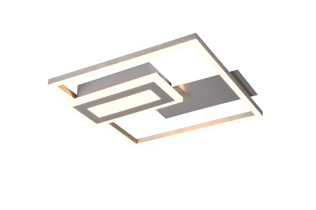Lampada da soffitto SPIRO LED 22W argento geometrica RL