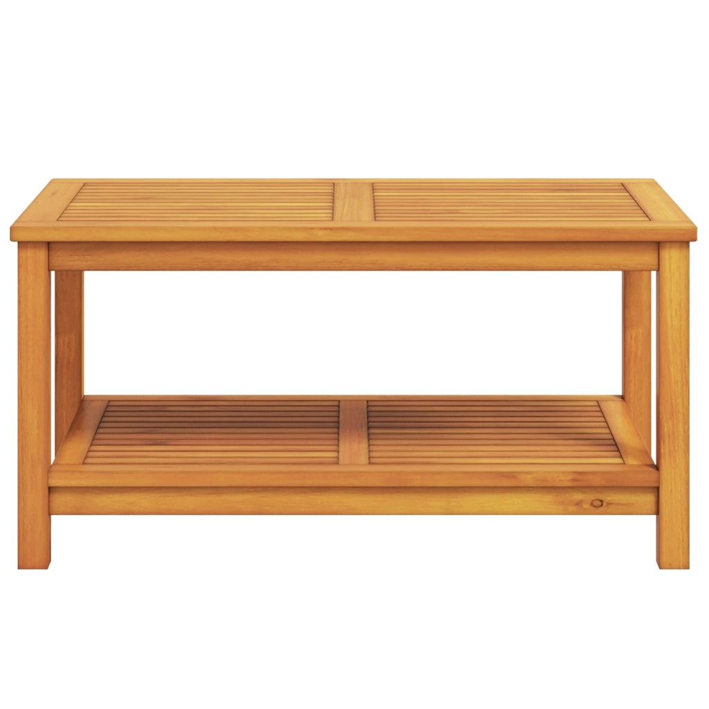 Tavolino da caffÃ¨ 90x50x45 cm in legno massello di acacia