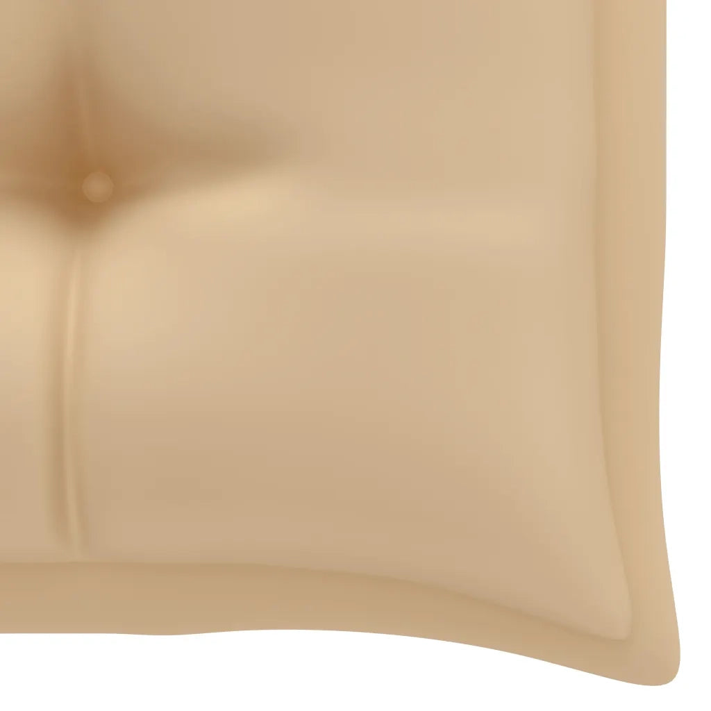 Dondolo da Giardino 2 Posti Cuscini Foglie di Palma 202cm Bambù 3063936