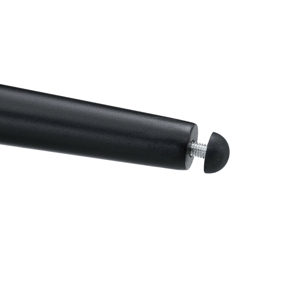 Tavolino da caffè rotondo con gambe in metallo - per soggiorno - 70 x 35.5 cm - nero