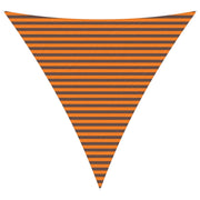 Vela Parasole | Telo Ombra | Vela da ombra solare Arancione e Marrone 4 x 4 x 4 m