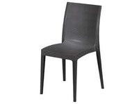 SEDIA IN PE RATTAN MADAM ANTRACITE - 1 pezzi