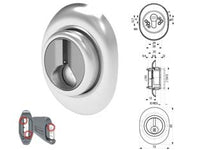 DEFENDER REGOLABILE A MOLLA MAGNETICO DF371P CROMATO SATINATO- - mm.72x90 - regolazione da mm.12 a mm.22 - 1 pezzi MOTTURA