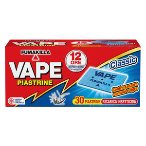 ANTIZANZARE PIASTRINE RICARICA cf da 30 piastrine - classiche  - VAPE