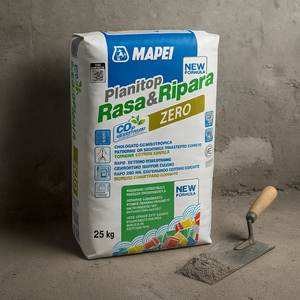Malta cementizia tissotropica fibrorinforzata planitop rasa ripara zero r2 25 kg